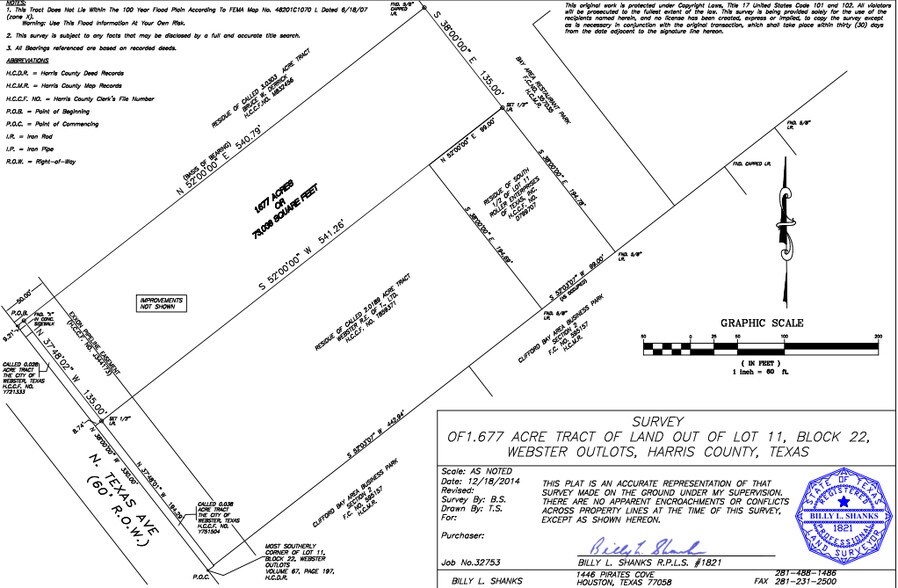 More Photos Of 1400 N Texas Ave, Webster Land For Sale