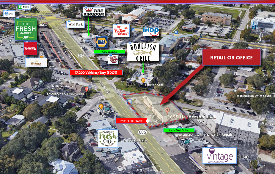 More Photos Of 3655 Henderson Blvd, Tampa Office For Sale