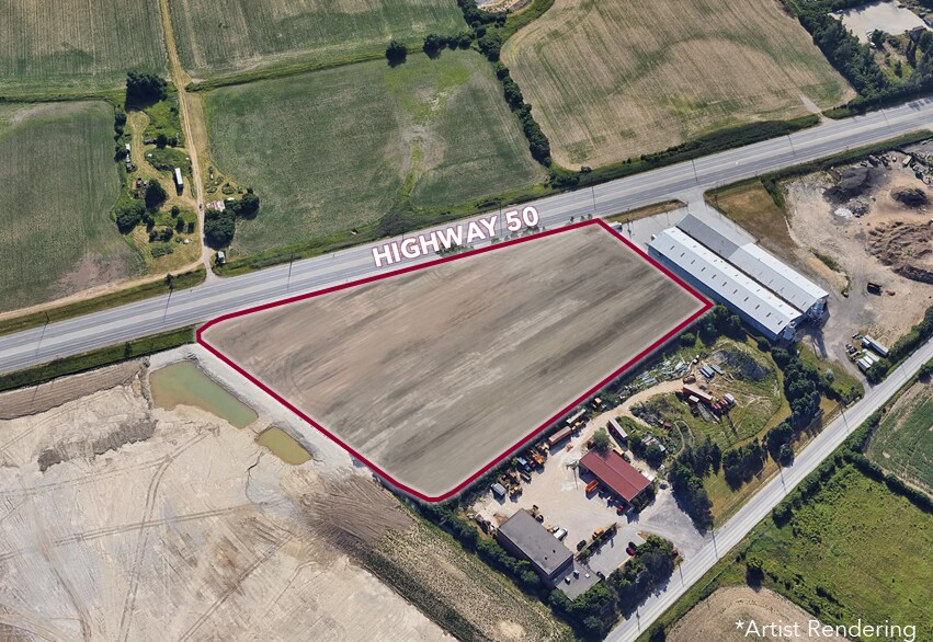 Primary Photo Of 10590 50 Hwy, Brampton Land For Lease
