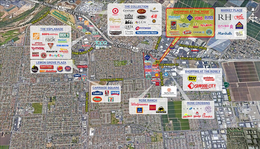 Primary Photo Of 1901-2401 N Rose Ave, Oxnard Unknown For Lease