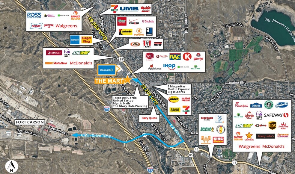 More Photos Of 6436 S Hwy 85-87, Colorado Springs General Retail For Sale