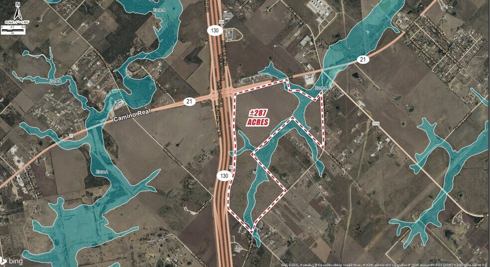 More Photos Of Southeast Corner of SH-130 & SH-21, Mustang Ridge Land For Sale