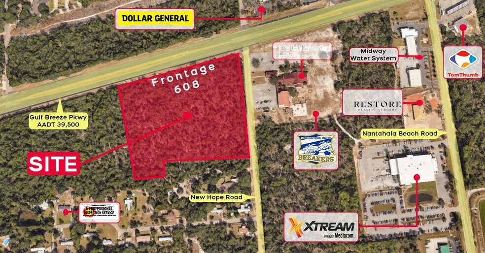 More Photos Of Gulf Breeze @ New Hope Road, Gulf Breeze Land For Sale