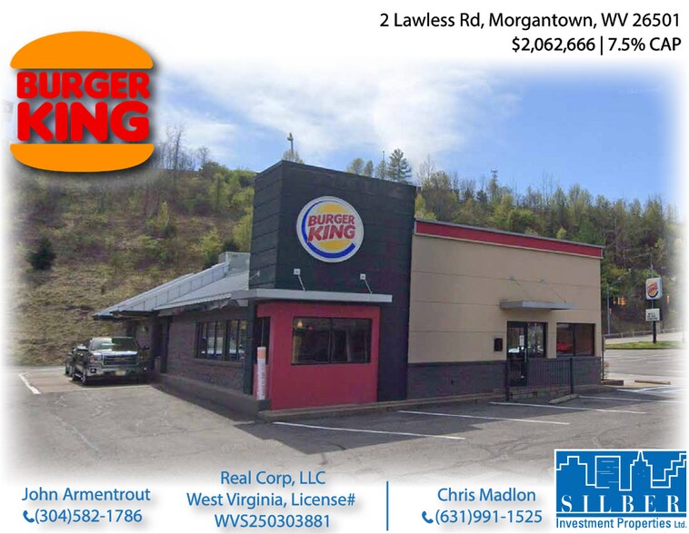Primary Photo Of 2 Lawless Rd, Morgantown Fast Food For Sale