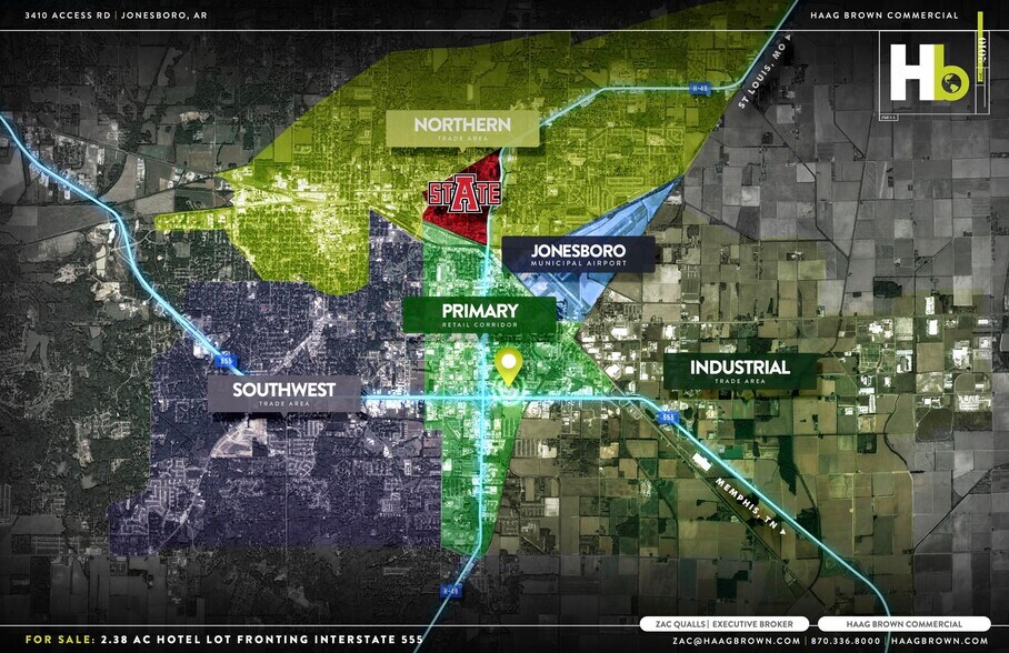 More Photos Of 3410 Access Rd, Jonesboro Land For Sale
