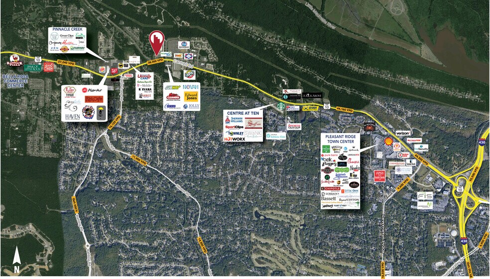 More Photos Of 14300 Cantrell Rd, Little Rock Unknown For Lease