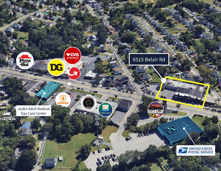 More Photos Of 6515 Belair Rd, Baltimore Light Manufacturing For Sale