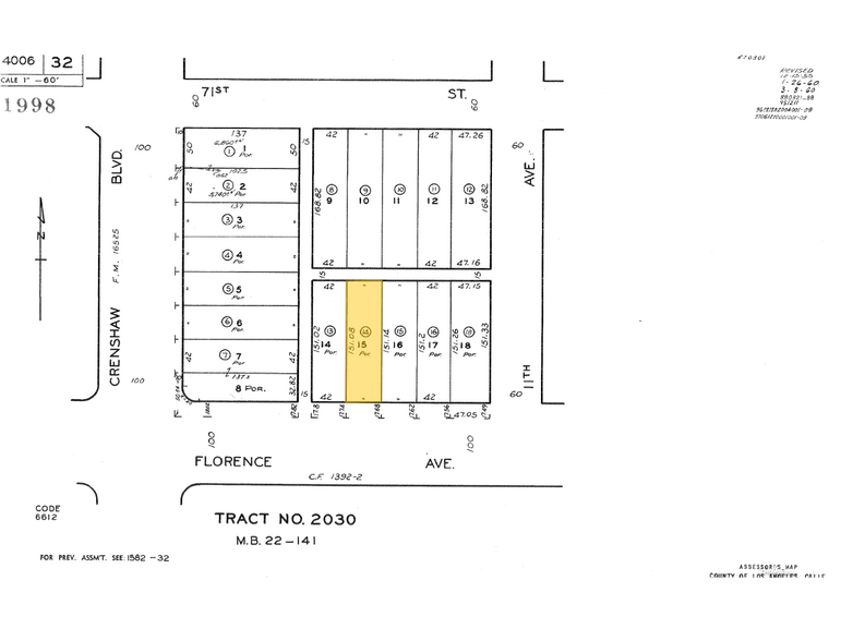 Primary Photo Of 3315 W Florence Ave, Los Angeles Land For Lease