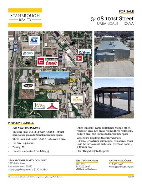 More Photos Of 3408 101st St, Urbandale Truck Terminal For Sale