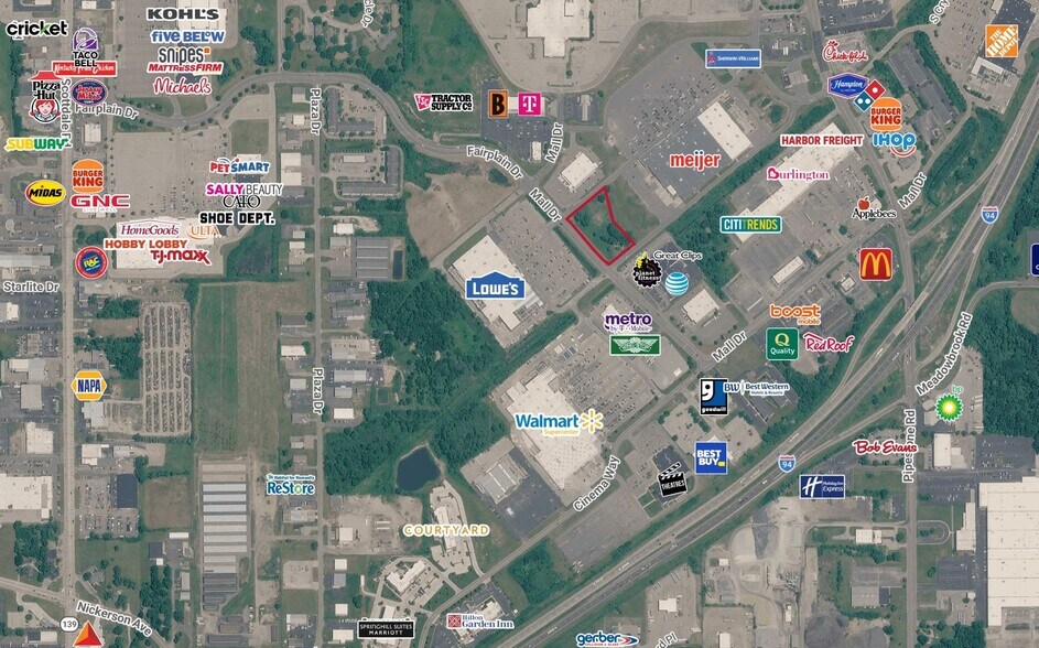 Primary Photo Of 1295 Mall Dr, Benton Harbor Land For Lease