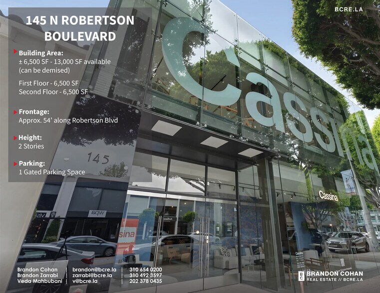 More Photos Of 145 N Robertson Blvd, West Hollywood Storefront For Lease