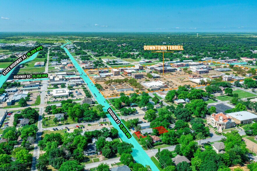 More Photos Of 405 N Virginia St, Terrell Storefront Retail Office For Sale