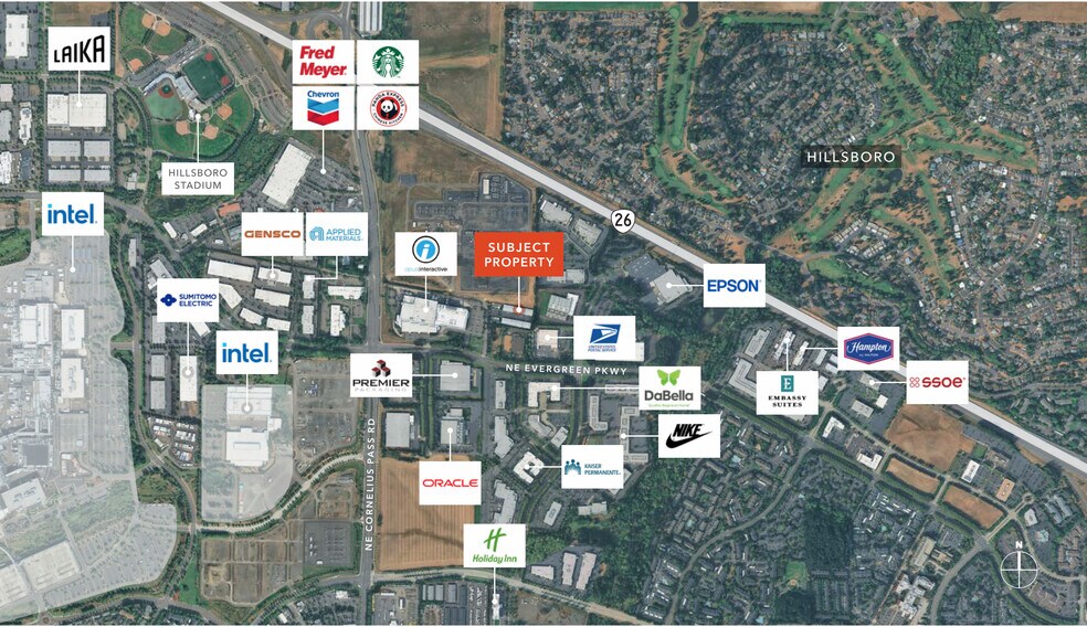 More Photos Of 8295 NE Evergreen Pky, Hillsboro Flex For Lease