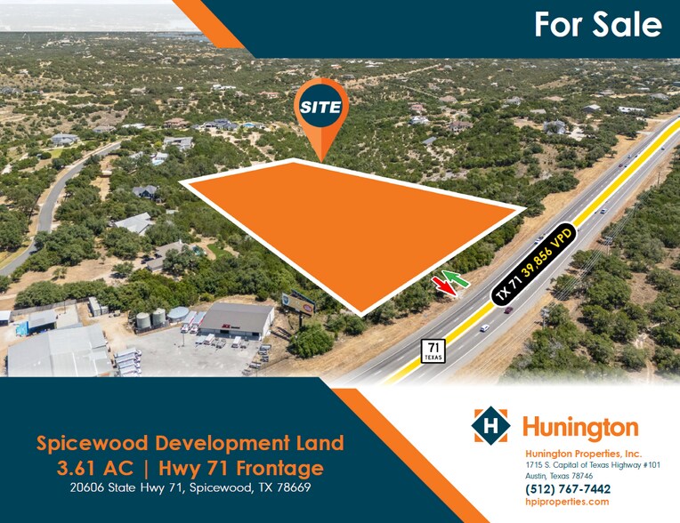 Primary Photo Of 20606 W HWY 71, Spicewood Land For Sale