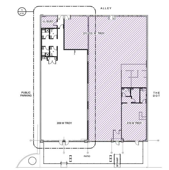 More Photos Of 209-215 W Troy St, Ferndale Storefront Retail Office For Lease