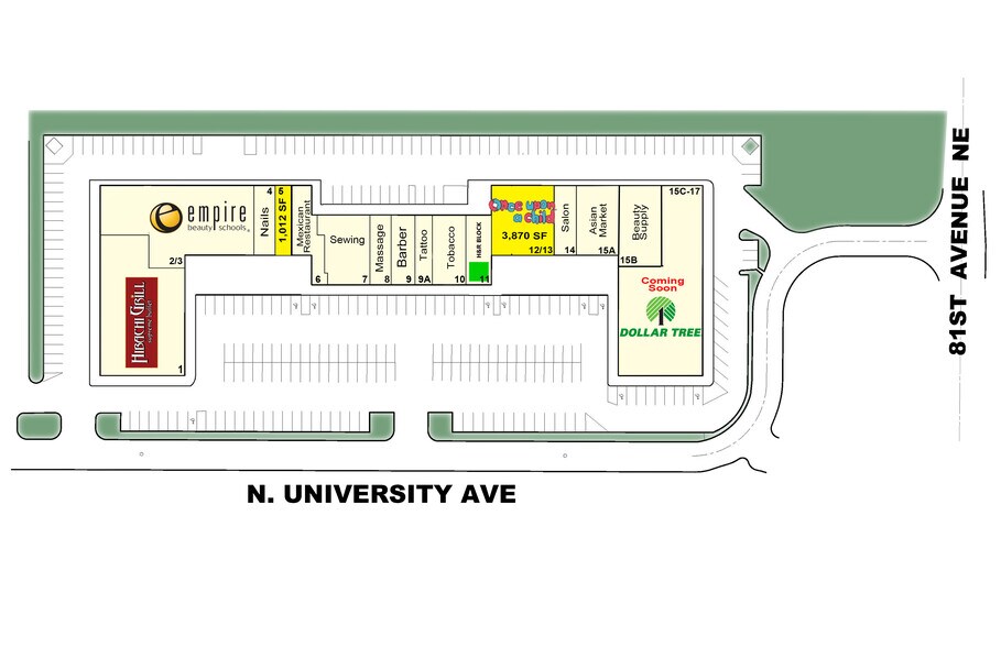 More Photos Of 8151-8255 NE University Ave, Minneapolis Unknown For Lease