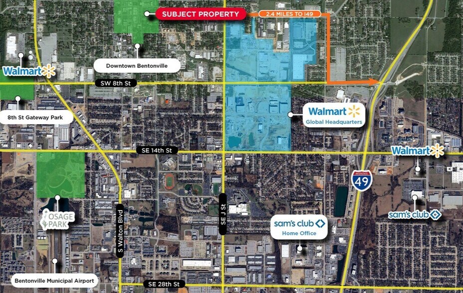 More Photos Of E Central Ave & SE B St, Bentonville General Retail For Lease