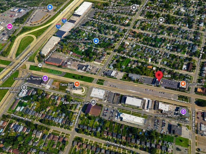 More Photos Of 1404-1406 Southfield Rd, Lincoln Park Office Residential For Lease
