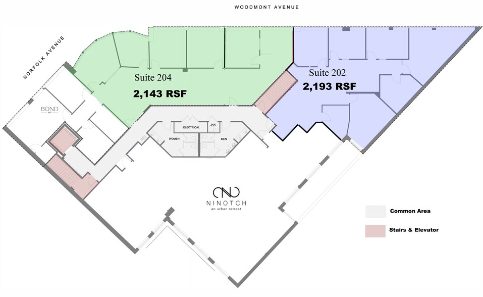 More Photos Of 7768 Woodmont Ave, Bethesda General Retail For Lease