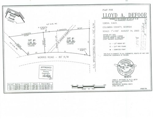 More Photos Of 805 Morris Rd, Grovetown Land For Sale