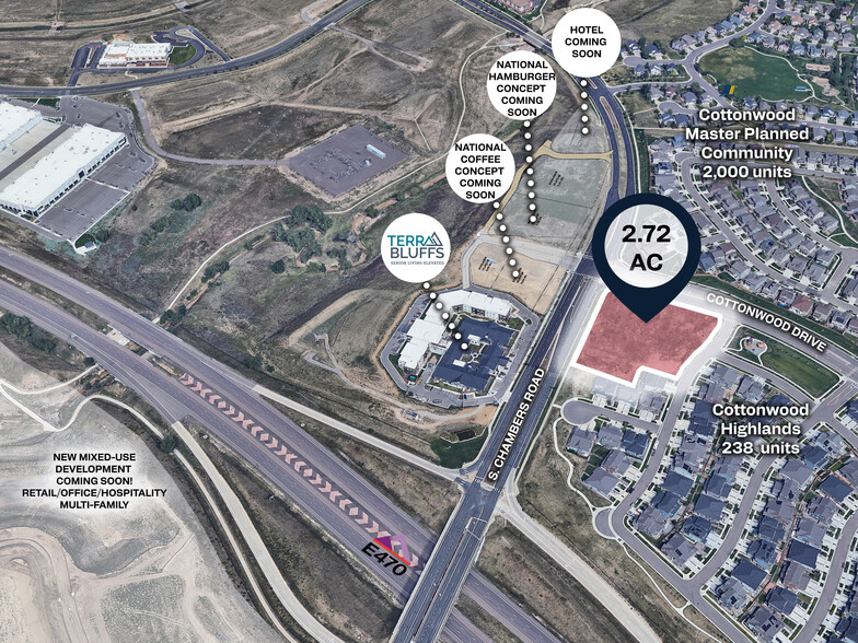 Primary Photo Of SEC Chambers Rd & Cottonwood Dr, Parker Land For Sale