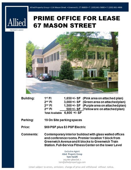Primary Photo Of 67 Mason St, Greenwich Office For Lease