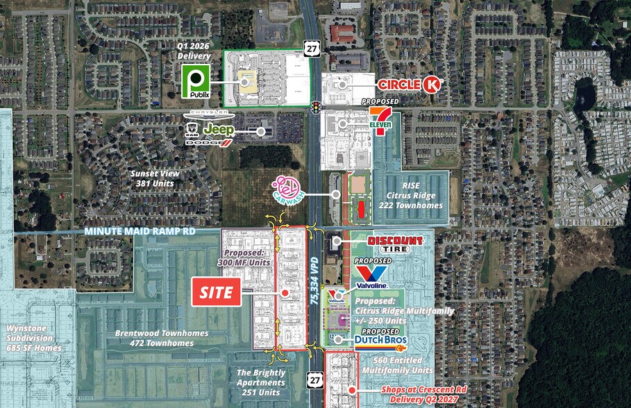 More Photos Of US 27 and Minute Maid Ramp Rd Rd, Davenport Land For Lease