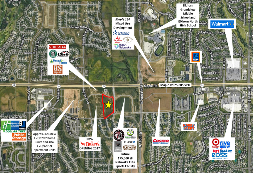 More Photos Of SWQ W Maple Rd & N 182nd ave, Elkhorn Land For Sale