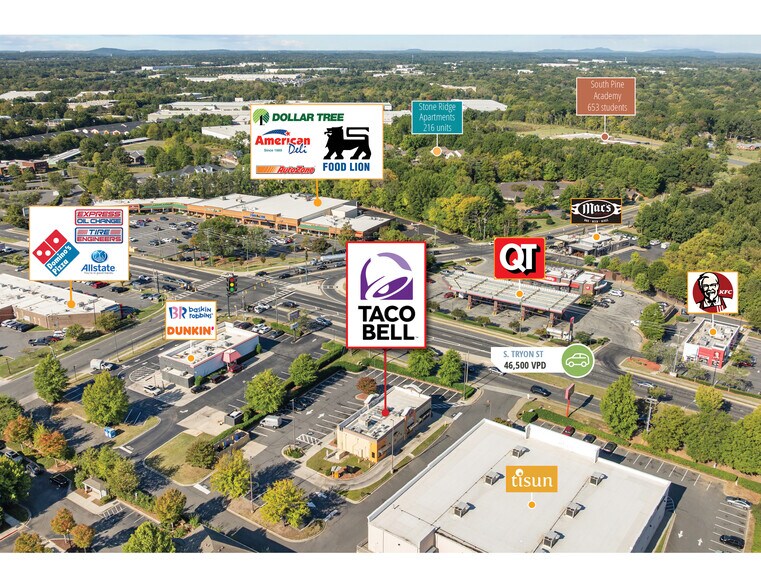 More Photos Of 9015 S Tryon St, Charlotte Fast Food For Sale