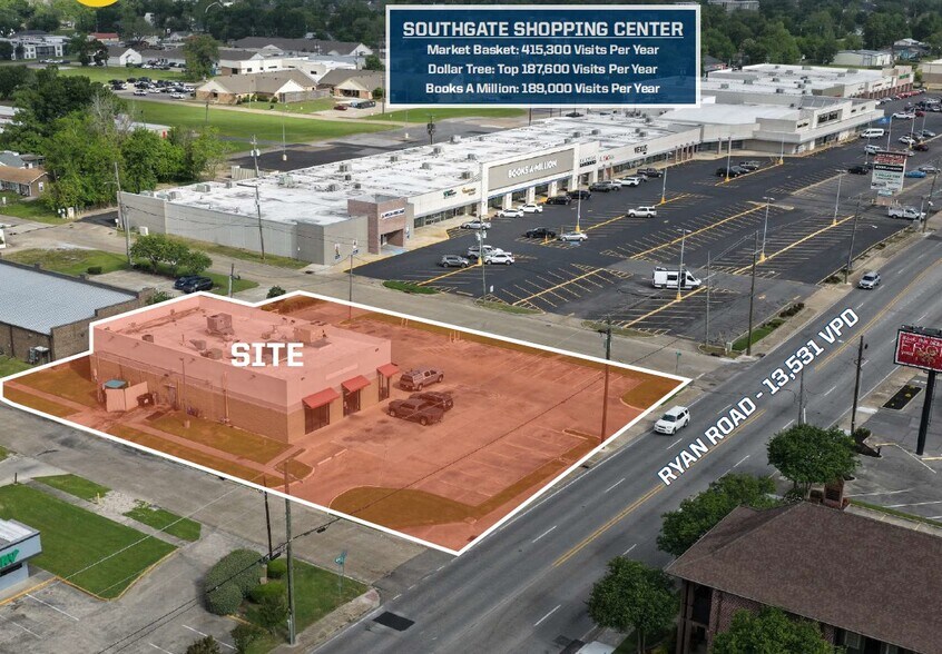 More Photos Of 2950 Ryan St, Lake Charles General Retail For Sale