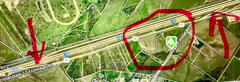 More Photos Of I-10 & Peach Ridge Rd, Brookshire Land For Sale