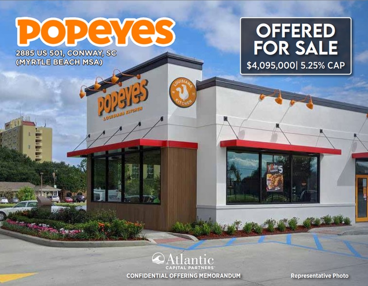 Primary Photo Of 2886 US-501, Conway Fast Food For Sale