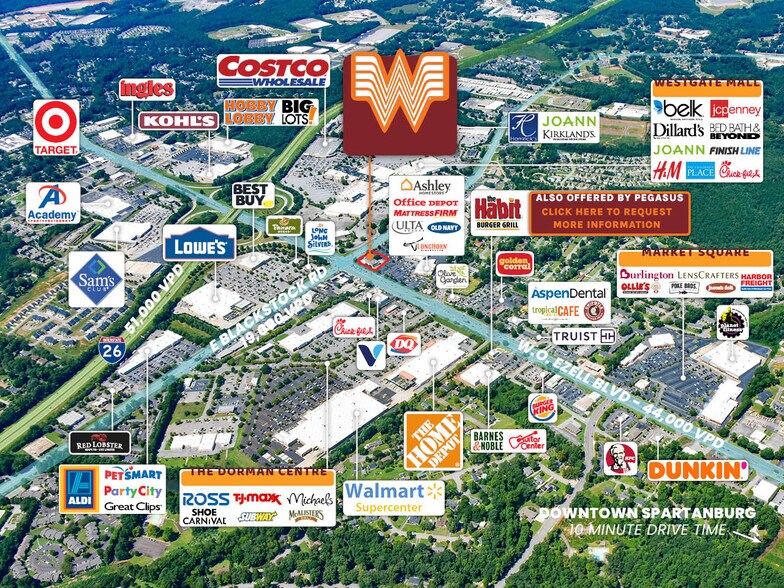 More Photos Of 1510 W O Ezell Blvd, Spartanburg Fast Food For Sale