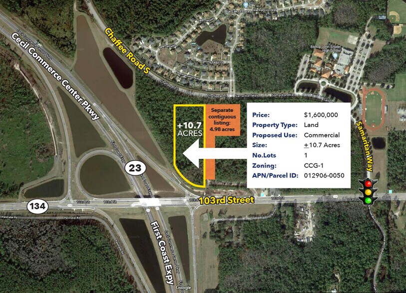 Primary Photo Of 3400 Kori Rd, Jacksonville Land For Sale