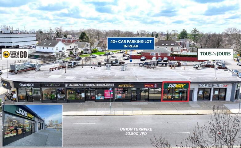 Primary Photo Of 27102 - 27120 Union Tpke, New Hyde Park Restaurant For Lease