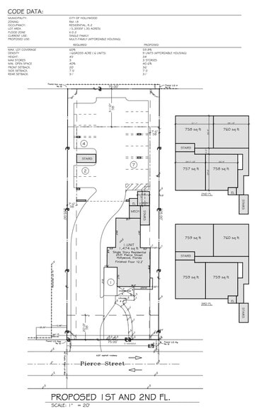 More Photos Of 2531 Pierce St, Hollywood Land For Sale