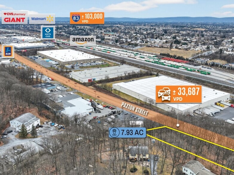 Primary Photo Of adj. to 7451 Paxton St, Harrisburg Land For Sale