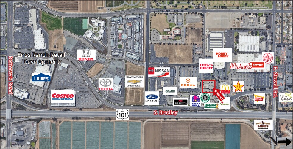 More Photos Of 1431 S Bradley Rd, Santa Maria Restaurant For Lease