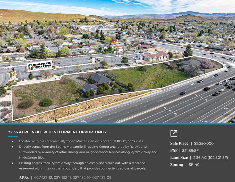 More Photos Of 2965-2975 Pyramid Way, Sparks Land For Sale