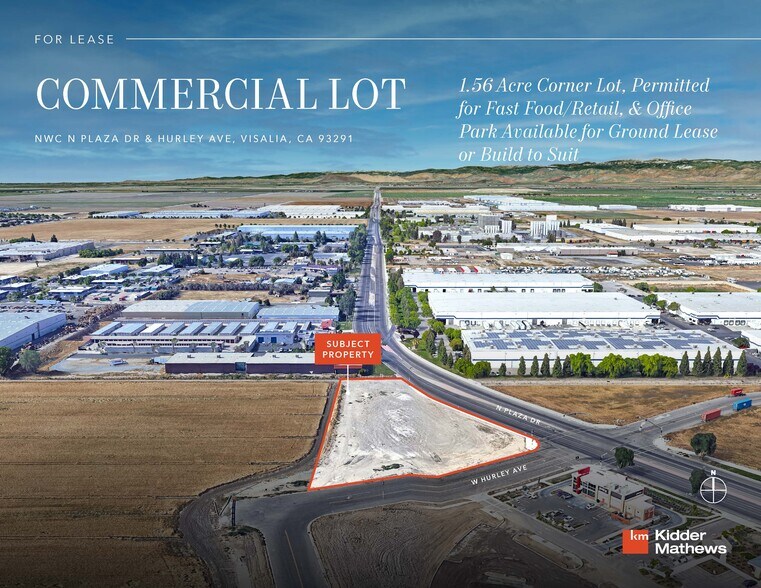 Primary Photo Of NWC Plaza & Hurley, Visalia Land For Sale