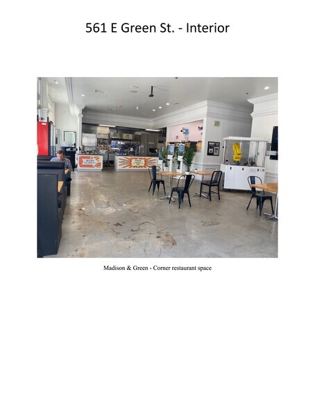 More Photos Of 561 E Green St, Pasadena Storefront For Lease