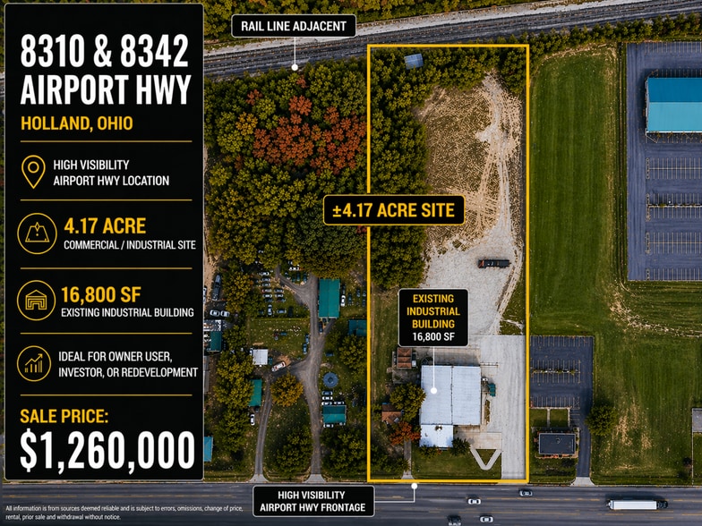More Photos Of 8310 Airport Hwy, Holland Warehouse For Sale