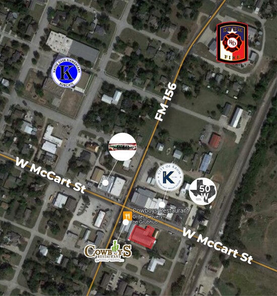 More Photos Of 129 W McCart St, Krum Flex For Lease