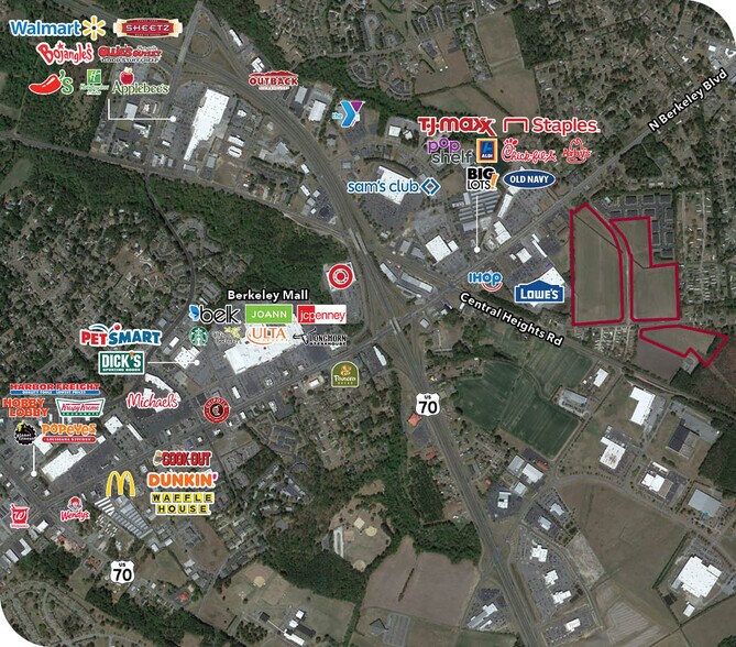 More Photos Of Fallin Blvd @ Central Heights Blvd, Goldsboro Land For Sale