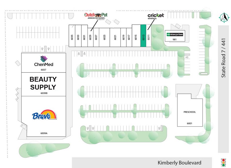 More Photos Of 6001 Kimberly Blvd, North Lauderdale General Retail For Lease