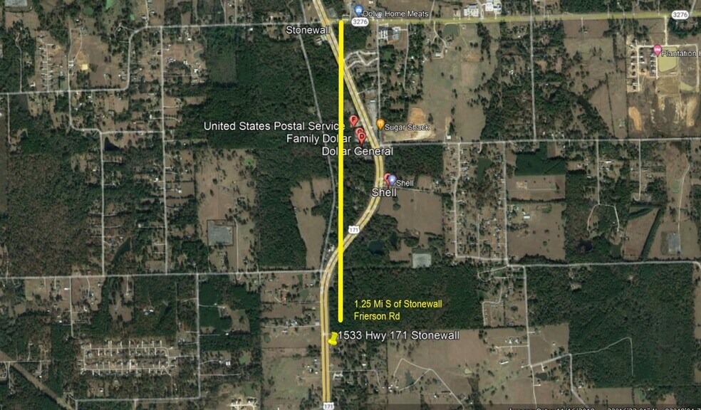 More Photos Of 1531 Highway 171, Stonewall Land For Sale