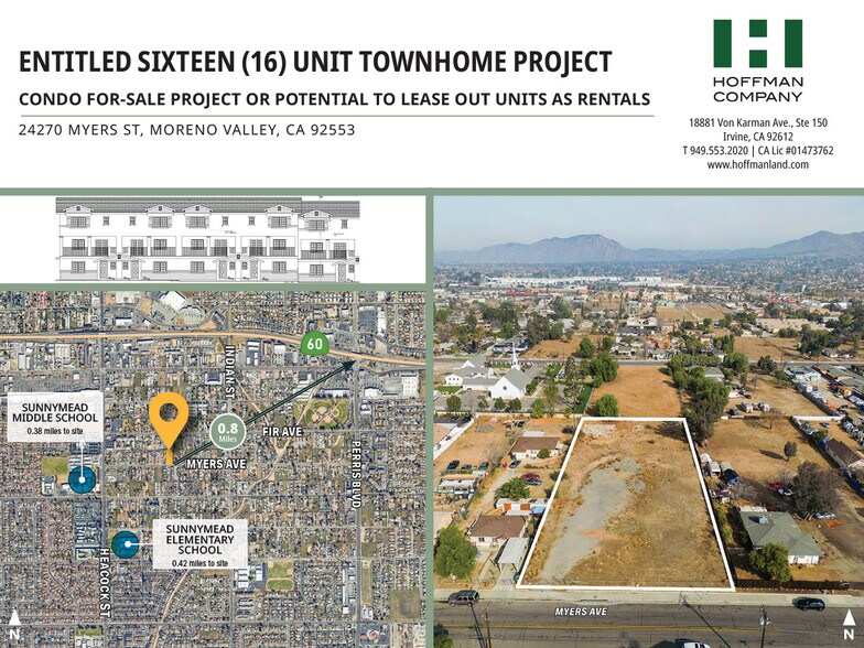 Primary Photo Of 24270 Myers Ave, Moreno Valley Land For Sale