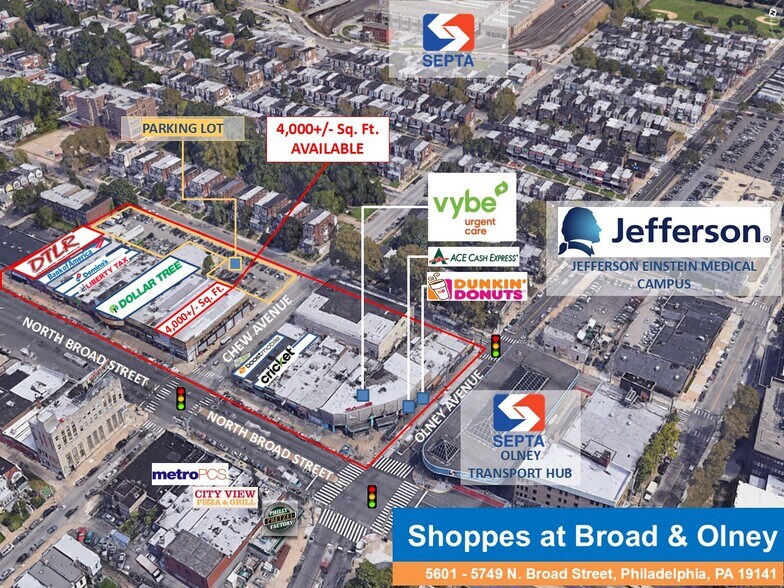 More Photos Of 5705 N Broad St, Philadelphia Storefront For Lease