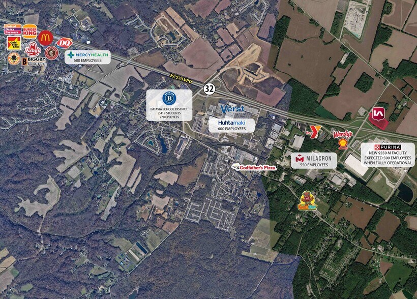 More Photos Of Half-Acre Road and Old St Rt 32, Batavia Land For Lease