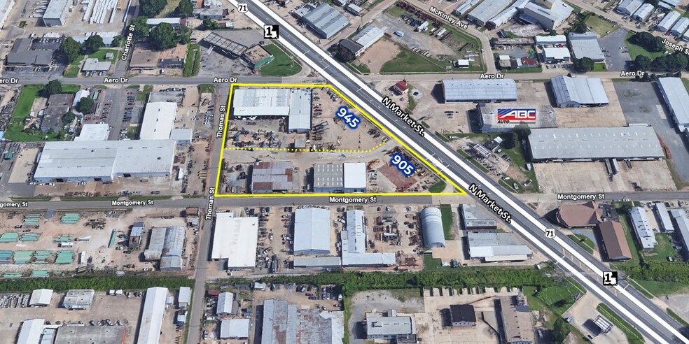 Primary Photo Of 905-945 N Market St, Shreveport Industrial For Sale